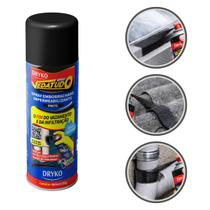 Spray Emborrachado Impermeabilizante Preto 400ml Dryko Vedatudo Infiltração Vazamento Telhado Telha Spray Emborrachado Impermeabilizante Preto 400ml Dryko Vedatudo Infiltração Vazamento Telhado Telha