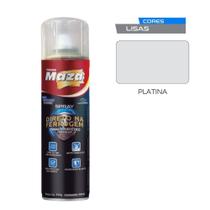 Spray Esmalte Direto Na Ferrugem Platina 250G 31523 - Maza Spray Esmalte Direto Na Ferrugem Platina 250G 31523 - Maza