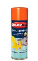 Spray Esmalte Sintético Laranja Alto Brilho - 350 ml - Colorgin