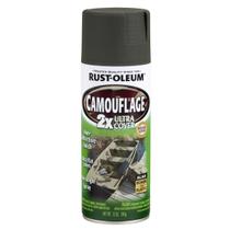 Spray especialidades camouflage 340g - verde floresta fosco - RUST-OLEUM