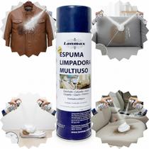 Spray Espuma Limpadora Multiuso 550ml Estofados carro couro