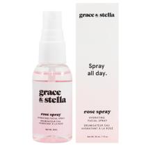 Spray facial Grace & Stella, premiado com água de rosas, 30 ml