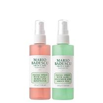 Spray facial Mario Badescu Aloe, água de rosas, pepino 120mlX2 Spray facial Mario Badescu Aloe, água de rosas, pepino 120mlX2