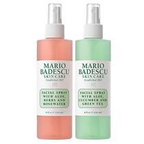 Spray facial Mario Badescu Aloe, água de rosas, pepino 240mlX2 Spray facial Mario Badescu Aloe, água de rosas, pepino 240mlX2