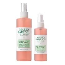 Spray facial Mario Badescu Aloe, ervas, água de rosas 240 ml x 2 Spray facial Mario Badescu Aloe, ervas, água de rosas 240 ml x 2