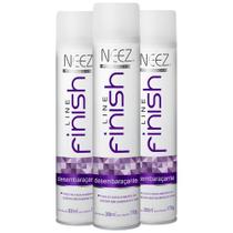Spray Finalizador Desembaraçante Neez Line Finish 300ml kit com 03 unidades
