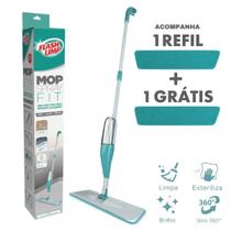 Spray Fit Mop Rodo Inteligente Vassoura com Microfibra Flash Limp MOP0556