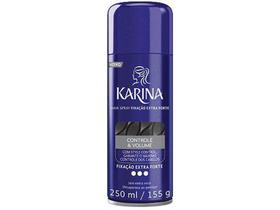 Spray Fixador de Cabelo Karina - Controle & Volume Fixação Extra Forte 250ml