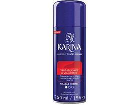 Spray Fixador de Cabelo Karina - Versatilidade & Vitalidade Fixação Normal 250ml