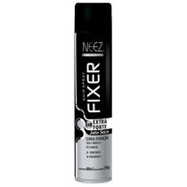 Spray Fixador De Cabelo Profissional Neez Laque Capilar Fixação Extra Forte Jato Seco 24 Horas 400ml