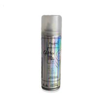 Spray Glitter para Cabelo e Corpo Brilho Holográfico - 135ml - Popper