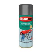 Spray Grafite Metálico Colorgin Uso Geral - Tinta Secagem Rápida 400ml