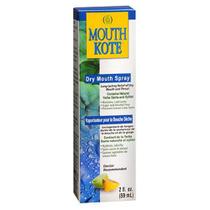 Spray hidratante oral Mouth Kote para boca e garganta secas 2 oz da Mouth Kote (pacote com 6)