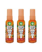 Spray higiênico Air Wick VIP Pre-Poop Perfume Hawaiian Hotshot Contém óleos essenciais Purificador de ar para viagens Até 100 utilizações - 1,85 onças (pacote com 3)