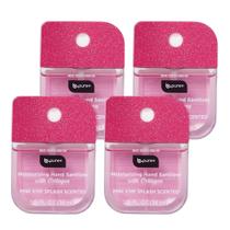 Spray higienizador de mãos b.pure Pink Kiwi 4x34 ml com colágeno Spray higienizador de mãos b.pure Pink Kiwi 4x34 ml com colágeno