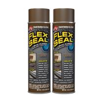 Spray impermeável marrom Sealant Flex Seal, pacote com 2 unidades, 396 ml