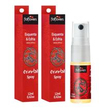 Spray Íntimo Lubrificante Oriental Esquenta Esfria Unissex 2u