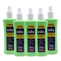 Spray Limpa Celular Tablete Notebook Relógio Smartwatch TV Kindle Apiq Info 300ml Kit 5 Peças