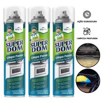 Spray Limpa Forno Domline Micro Ondas Desengordurante - 3 Unid - Baston