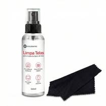 Spray Limpa Tela Goldentec - 120ml - com Flanela - Para Limpeza de Notebook, TVs e Monitores Spray Limpa Tela Goldentec - 120ml - com Flanela - Para Limpeza de Notebook, TVs e Monitores