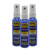Spray Limpador De Lentes De Óculos De Grau De Sol Opti Kit 3 Peças Azul Com fragrância Spray Limpador De Lentes De Óculos De Grau De Sol Opti Kit 3 Peças Azul Com fragrância