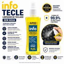 Spray Limpador De Teclado E Mouse 300 ML Apiq Info Tecle Spray Limpador De Teclado E Mouse 300 ML Apiq Info Tecle