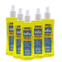 Spray Limpador De Teclado E Mouse Apiq Info Tecle 300 ML Kit 5 Unidades Spray Limpador De Teclado E Mouse Apiq Info Tecle 300 ML Kit 5 Unidades