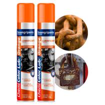 Spray Lubrificante Orange Chemicolor Proteção 250ml - 2 Unid