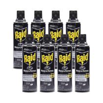 Spray Mata Vespas e Marimbondos Raid 414ml Pacote com 8 Spray Mata Vespas e Marimbondos Raid 414ml Pacote com 8