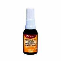 Spray Mel e Extrato de Própolis Com Roma Gengibre 30ml Minamel