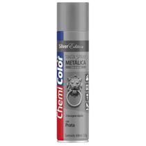 SPRAY METALICO PRATA 400ml - CHEMICOLOR SPRAY METALICO PRATA 400ml - CHEMICOLOR