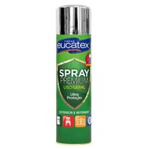 Spray Metalizada Premium Eucatex 400ml Cromada