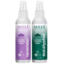 Spray MOXE Shower Mist para lavanda e eucalipto 118 ml, pacote com 2