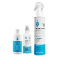 Spray Multifuncional Leave-in 250ml+ Mini Leave-in + Mini Shampoo Travel Size - Hidratei