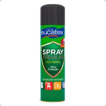 Spray Multiuso Preto Fosco 400 ml-Eucatex Spray Multiuso Preto Fosco 400 ml-Eucatex
