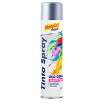 Spray Mundial Sintético Cinza Médio Brilhante 400 ML Spray Mundial Sintético Cinza Médio Brilhante 400 ML