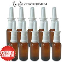 Spray Nasal 50ml Vidro Âmbar Premium Compre 5 Ganhe 5!