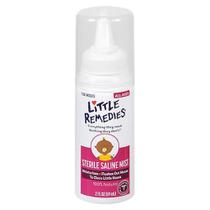 Spray Nasal Salino Estéril Little Remedies - 3 Oz (4 Unidades)