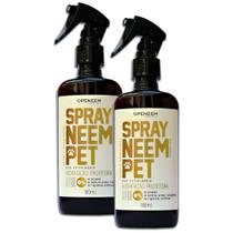 Spray Neem Pet 180ml Openeem (Uso Animal) - 2 Unidades