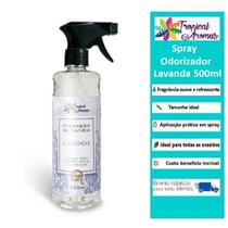 Spray Odorizador Tecido Lavanda Perfume Para Roupa 500ml Tropical Aromas Spray Odorizador Tecido Lavanda Perfume Para Roupa 500ml Tropical Aromas