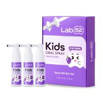 Spray oral LAB52 para crianças com sabor de uva com xilitol, 20 ml (3 pacotes)