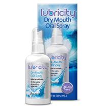 Spray oral Lubricity Dry Mouth, sem sabor, 60 ml, fornecimento para 30 dias