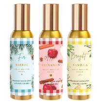 Spray para Ambiente CLESH Kit com 3 Frascos 120 ml Baunilha, Maçã e Pinheiro Spray para Ambiente CLESH Kit com 3 Frascos 120 ml Baunilha, Maçã e Pinheiro