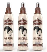 Spray para cabelo e couro cabeludo Sta-Sof-Fro X-Dry 480 ml (pacote com 3)