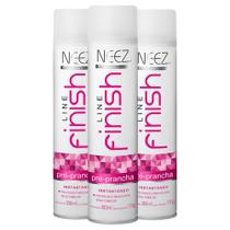 Spray para Cabelo Finish Pré-Prancha Neez Profissional 300ml 03 Unidades