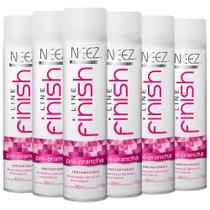Spray para Cabelo Finish Pré-Prancha Neez Profissional 300ml 06 Unidades