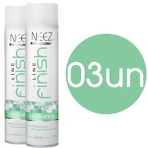 Spray para cabelo Finish Reparation Neez Profissional 300ml 03 Unidades Spray para cabelo Finish Reparation Neez Profissional 300ml 03 Unidades
