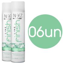 Spray para cabelo Finish Reparation Neez Profissional 300ml 06 Unidades Spray para cabelo Finish Reparation Neez Profissional 300ml 06 Unidades