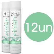 Spray para cabelo Finish Reparation Neez Profissional 300ml 12 Unidades