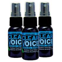 Spray para Garganta Vocal LIQUIDHEALTH Clear Voice Kit com 3 Unidades Spray para Garganta Vocal LIQUIDHEALTH Clear Voice Kit com 3 Unidades